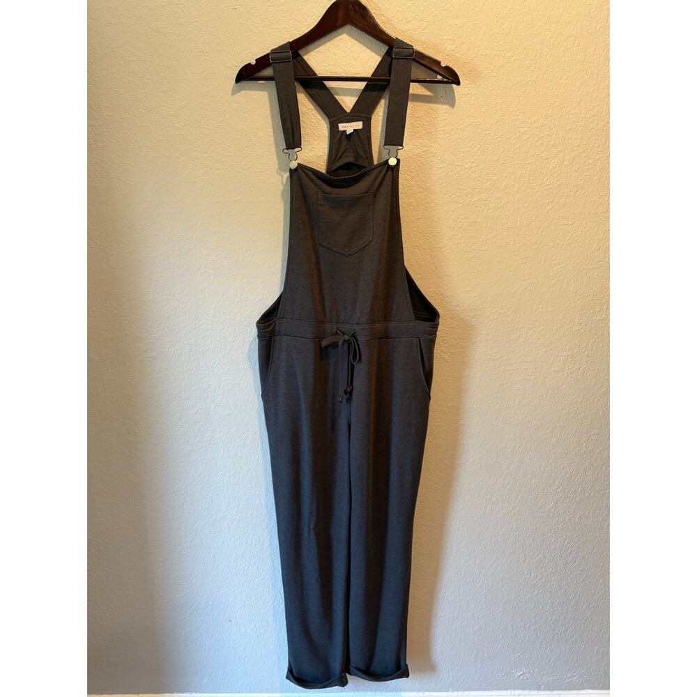 SOCIALITE Sporty Jumpsuit Women's Dark Gray SzM Casual Streetwear Relaxed Grunge